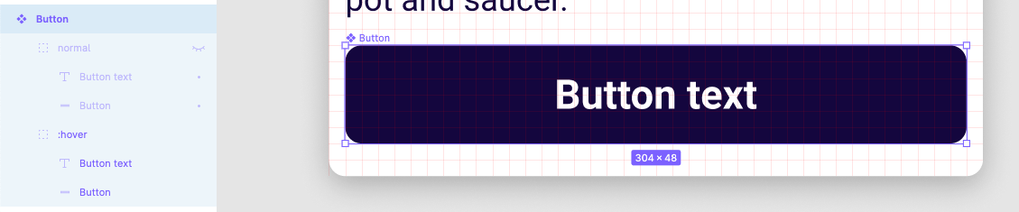 Button ready in Figma